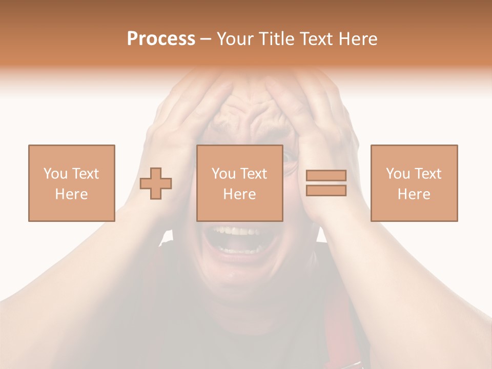 Crazy  Scared PowerPoint Template
