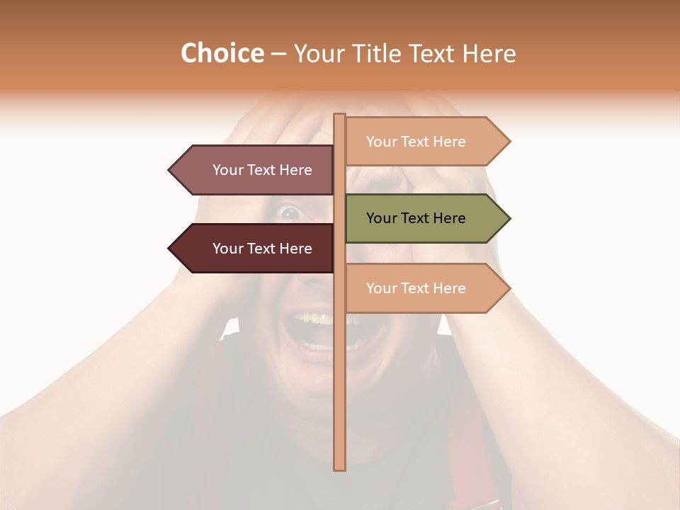 Crazy  Scared PowerPoint Template