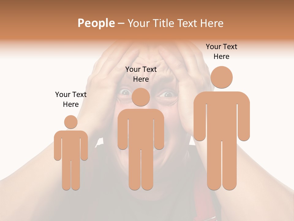 Crazy  Scared PowerPoint Template