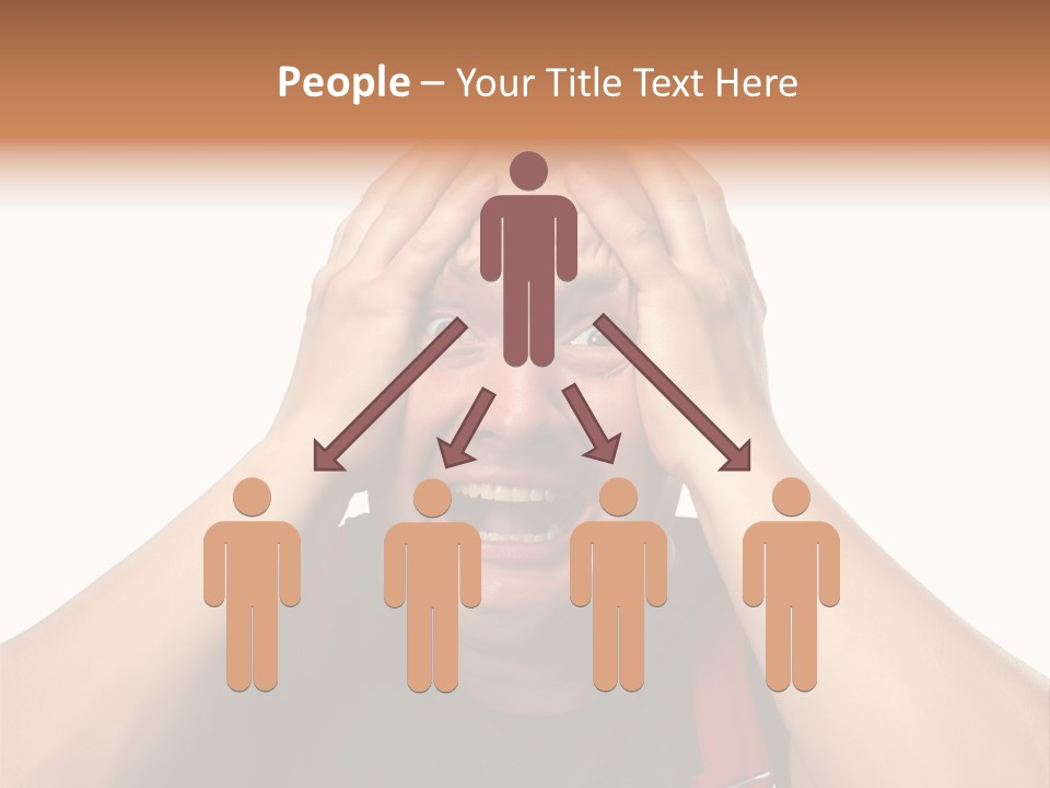 Crazy  Scared PowerPoint Template