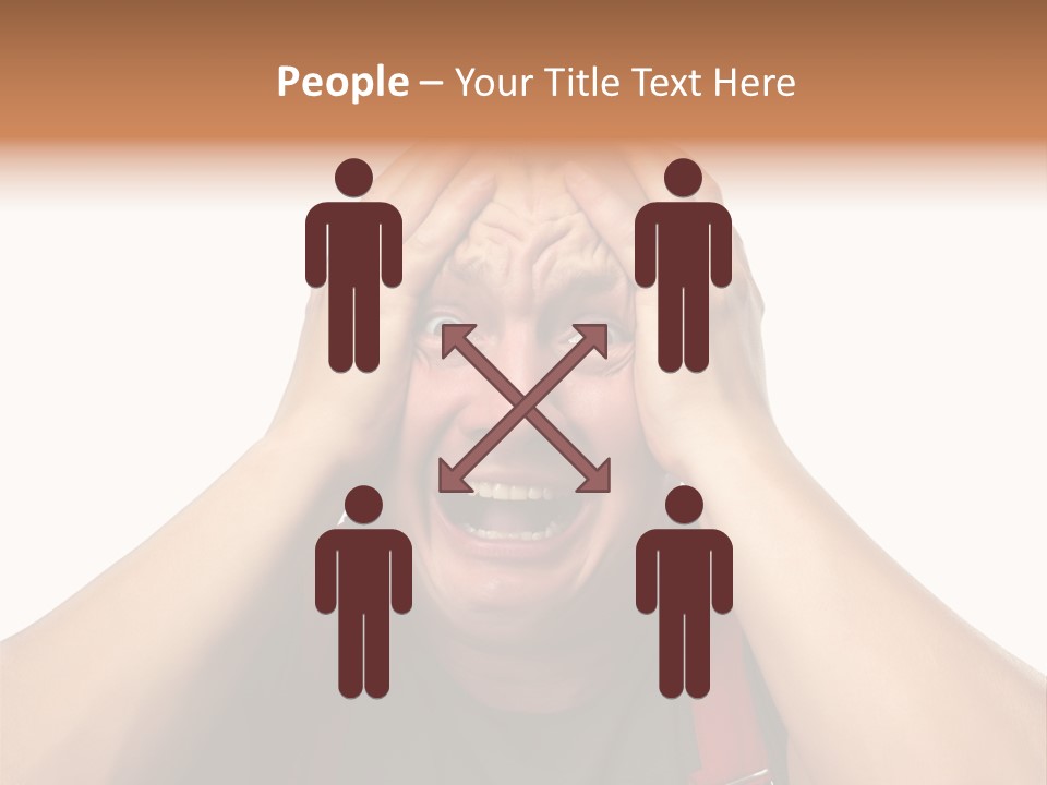 Crazy  Scared PowerPoint Template