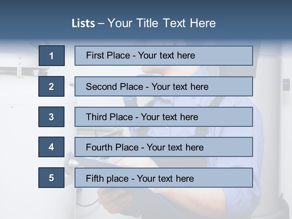 Plumber Customer Maintenance PowerPoint Template