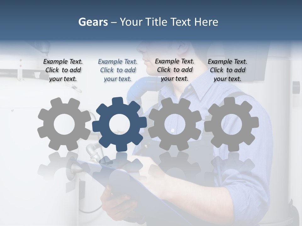 Plumber Customer Maintenance PowerPoint Template