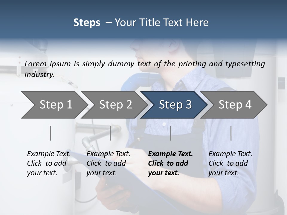 Plumber Customer Maintenance PowerPoint Template
