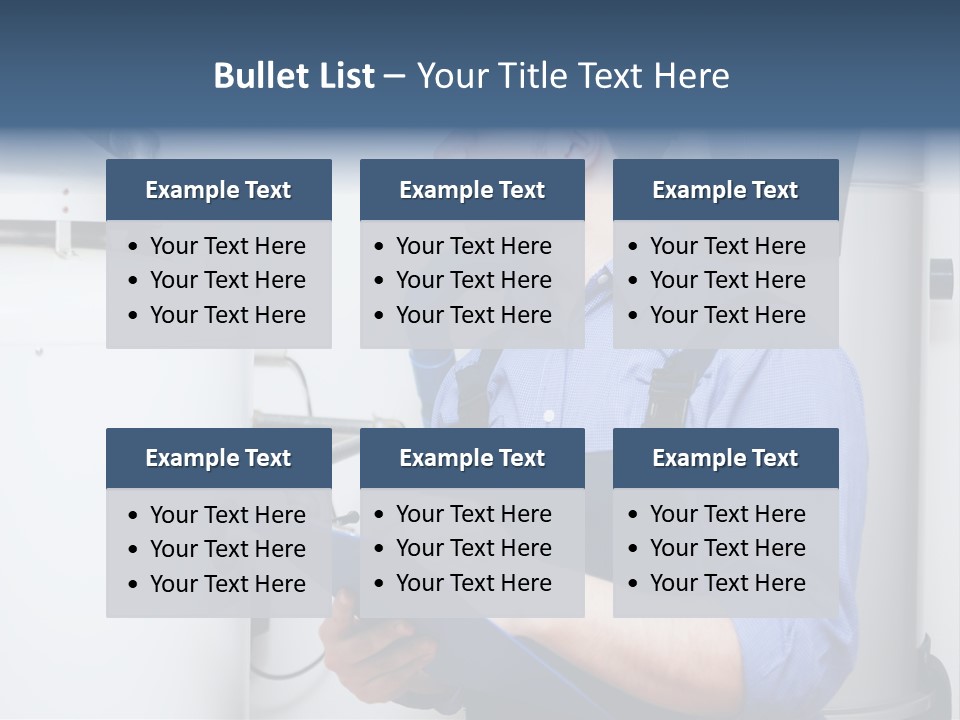 Plumber Customer Maintenance PowerPoint Template