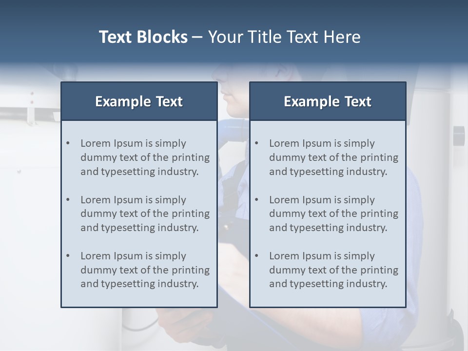 Plumber Customer Maintenance PowerPoint Template