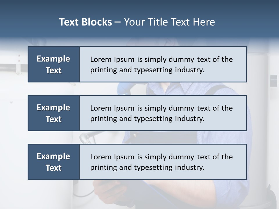 Plumber Customer Maintenance PowerPoint Template