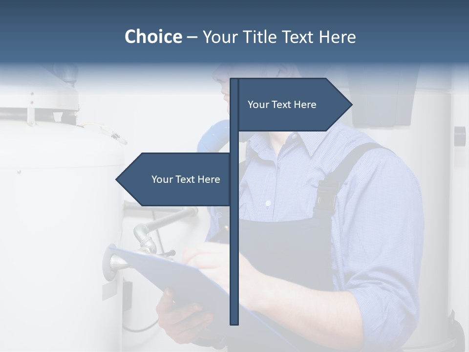 Plumber Customer Maintenance PowerPoint Template