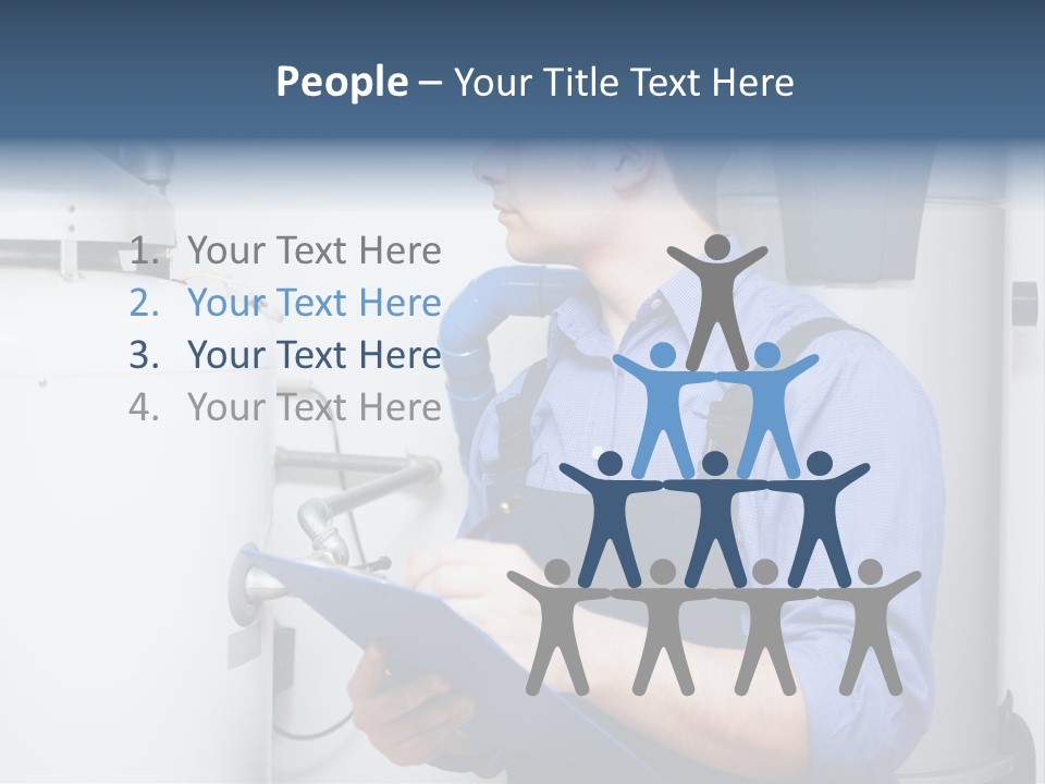 Plumber Customer Maintenance PowerPoint Template