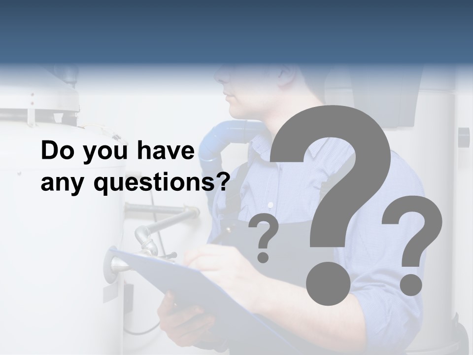 Plumber Customer Maintenance PowerPoint Template