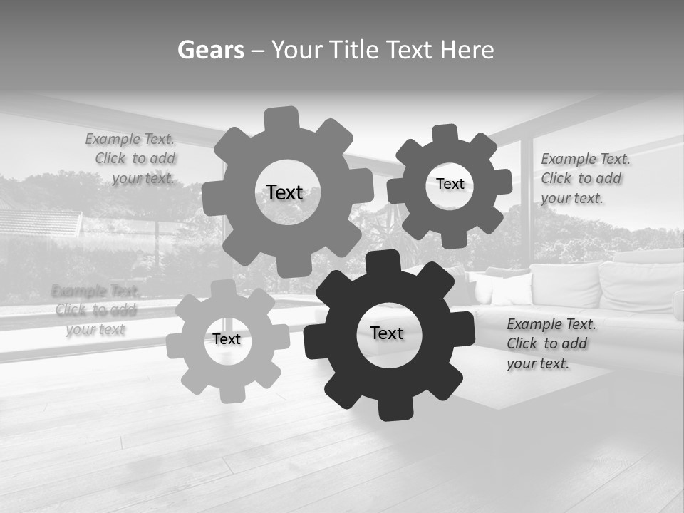 Space Divan Architecture PowerPoint Template