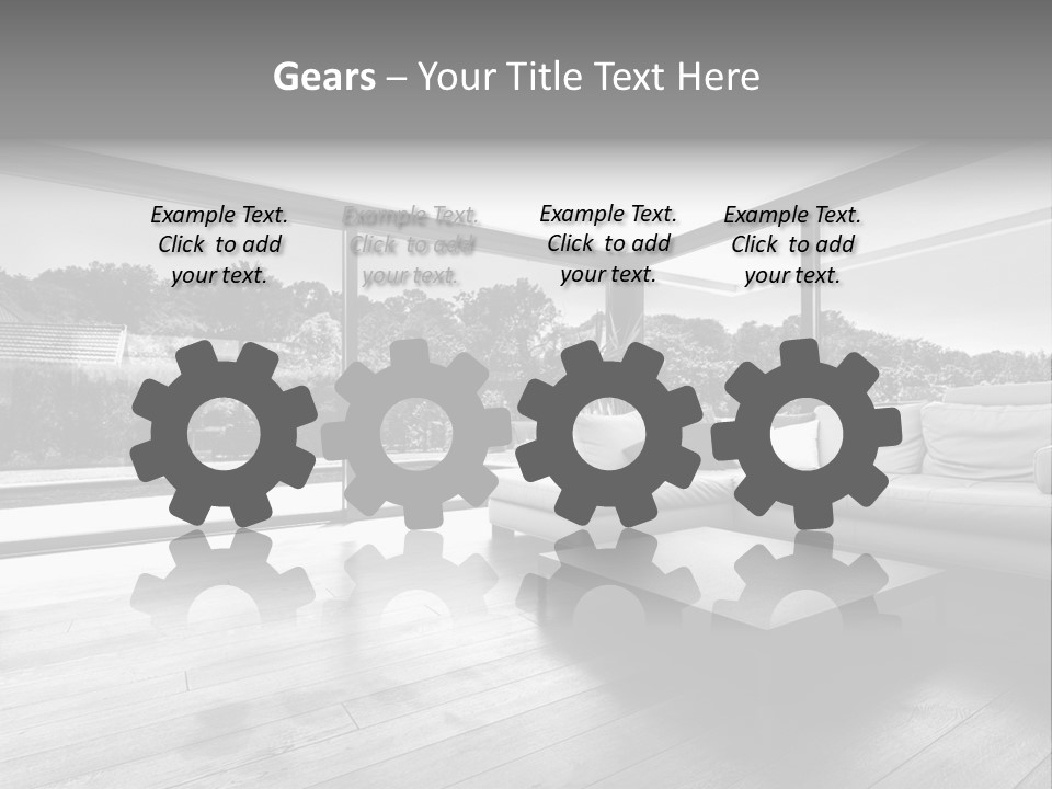 Space Divan Architecture PowerPoint Template