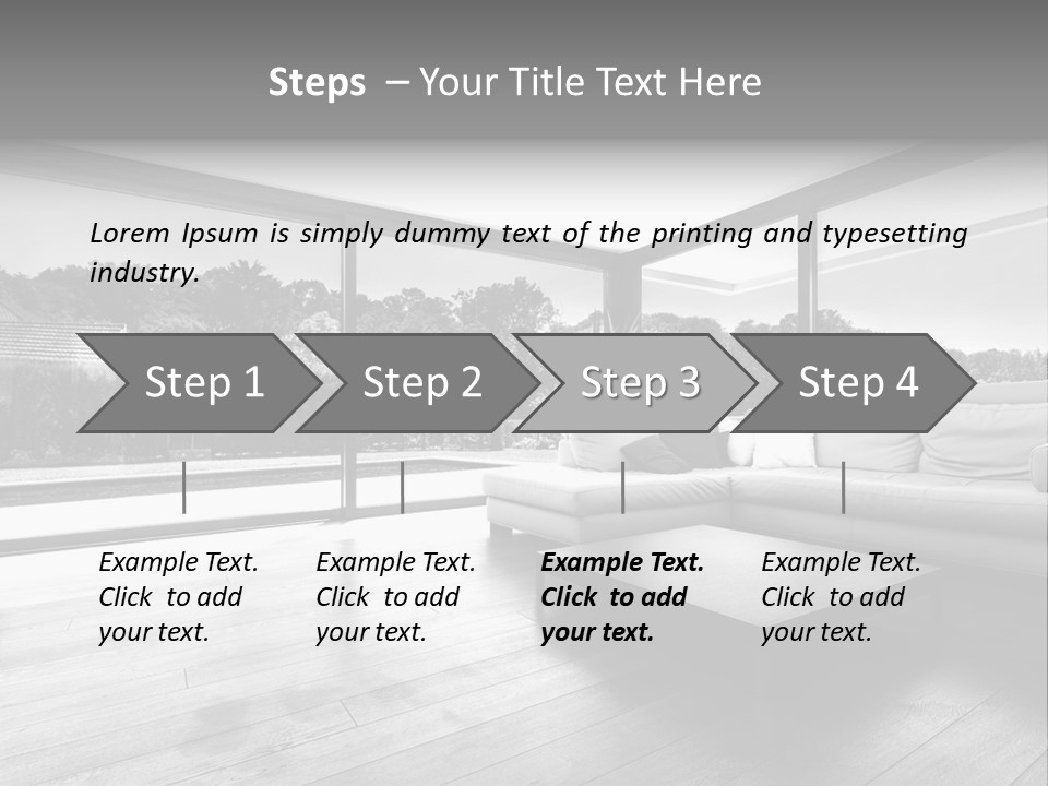Space Divan Architecture PowerPoint Template