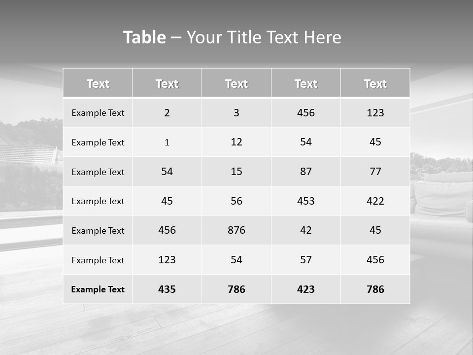Space Divan Architecture PowerPoint Template