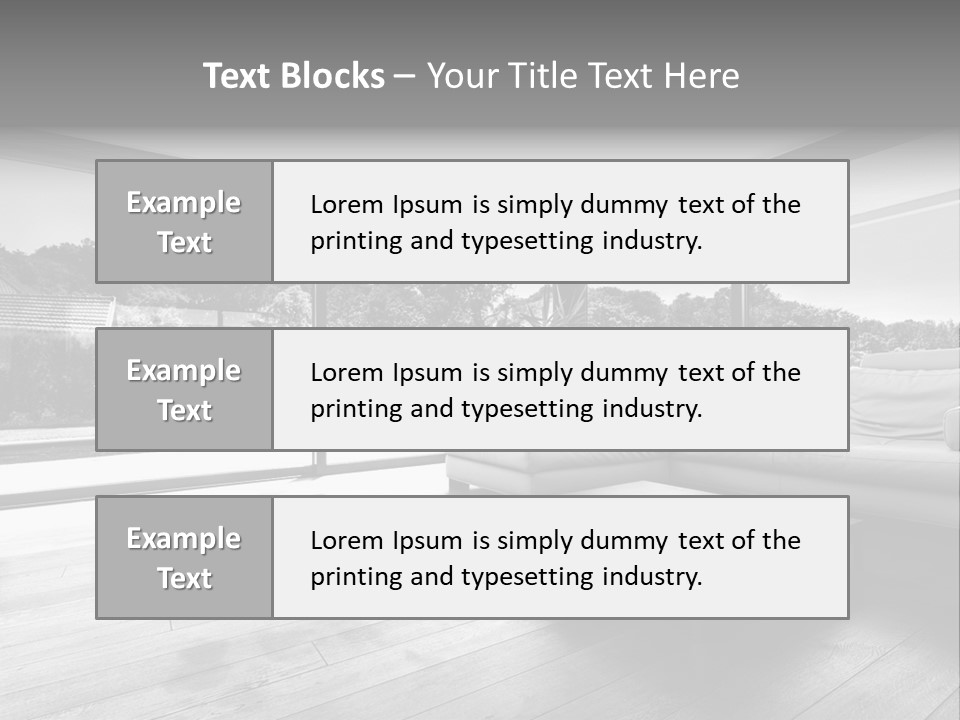 Space Divan Architecture PowerPoint Template