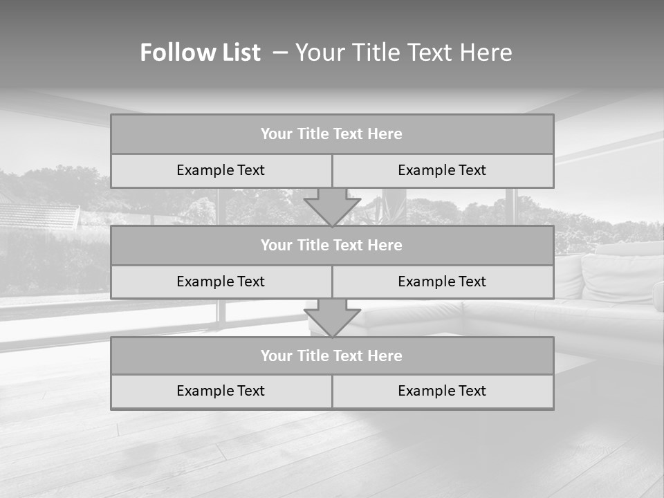 Space Divan Architecture PowerPoint Template