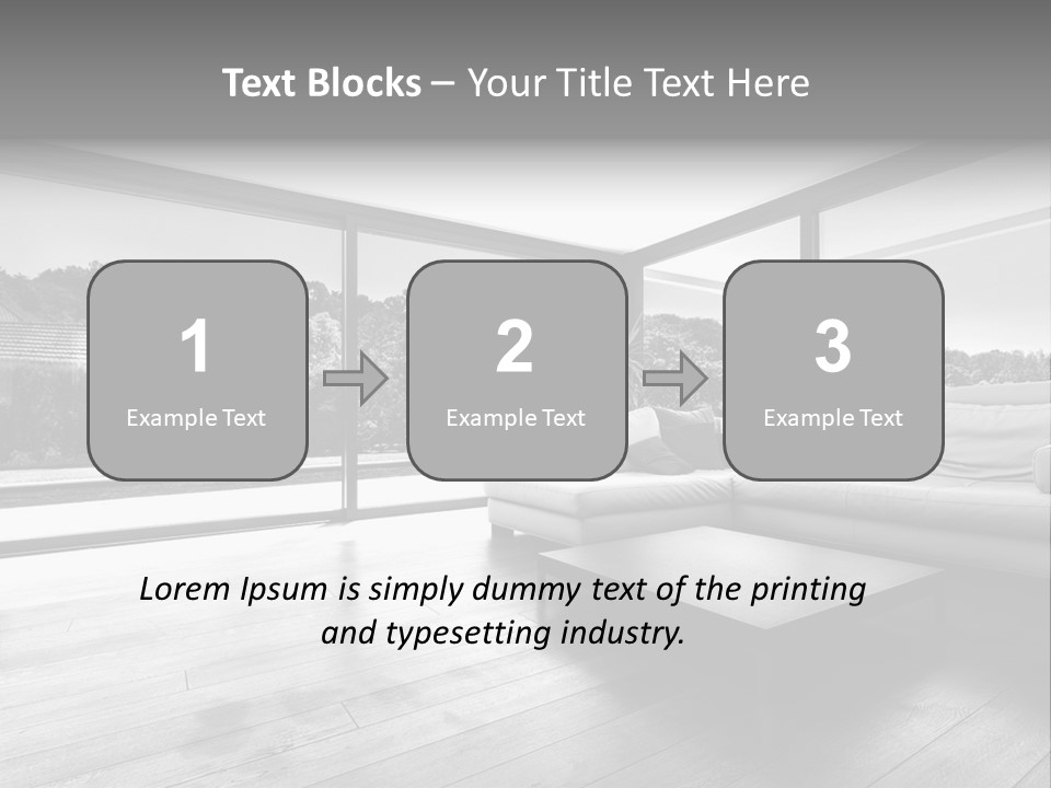 Space Divan Architecture PowerPoint Template