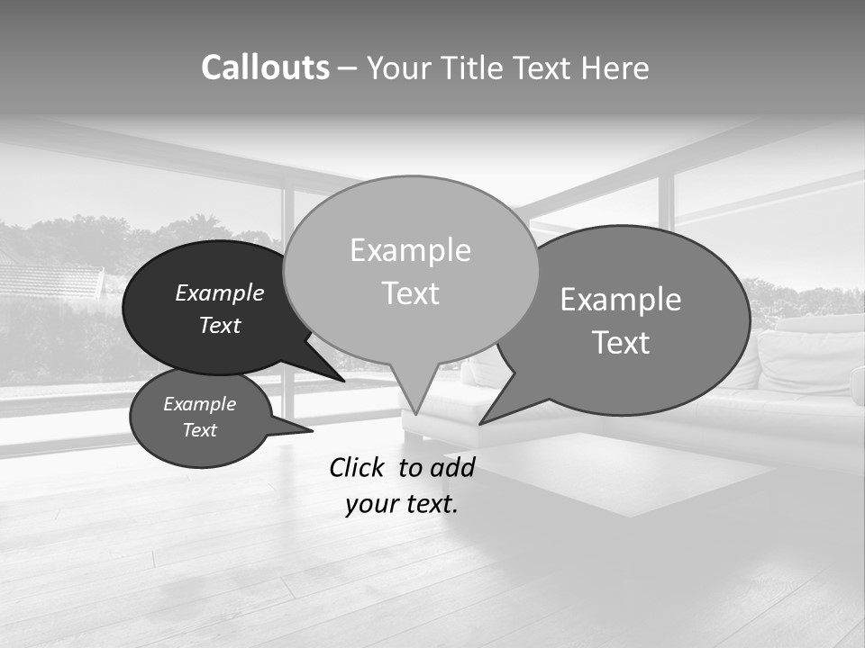 Space Divan Architecture PowerPoint Template