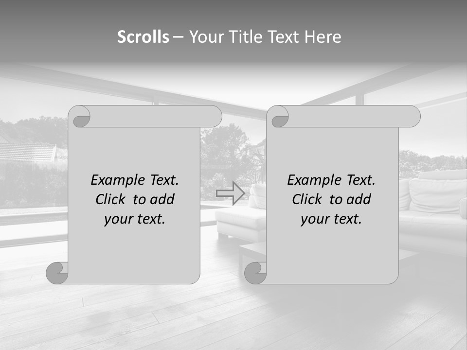Space Divan Architecture PowerPoint Template