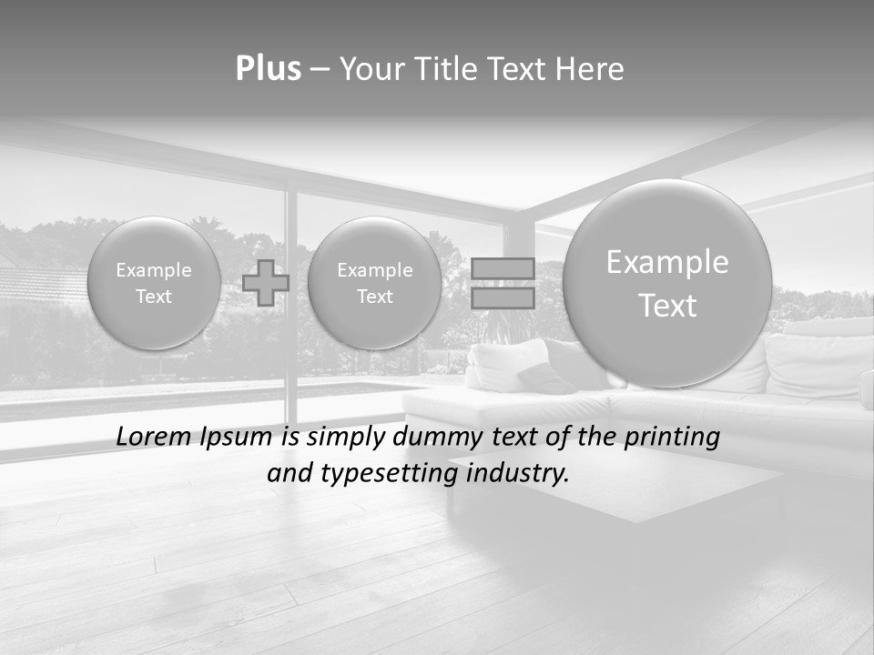 Space Divan Architecture PowerPoint Template