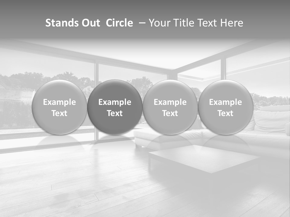 Space Divan Architecture PowerPoint Template