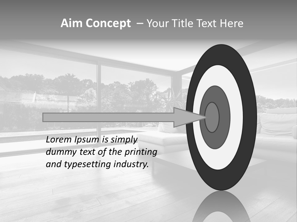 Space Divan Architecture PowerPoint Template