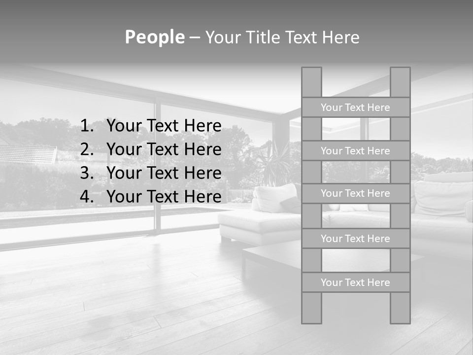 Space Divan Architecture PowerPoint Template