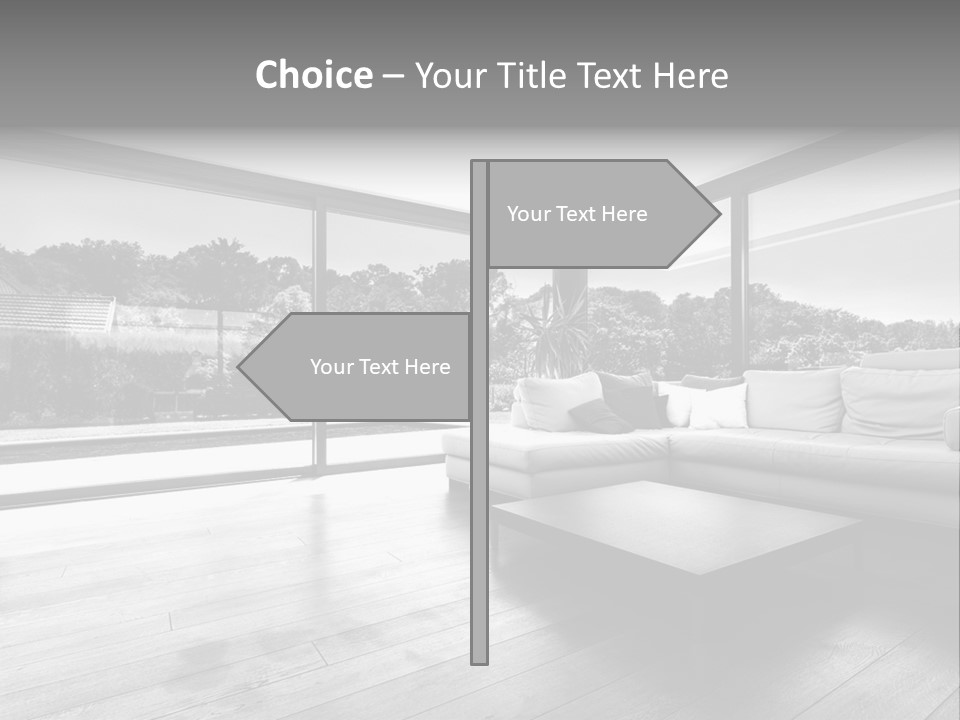 Space Divan Architecture PowerPoint Template
