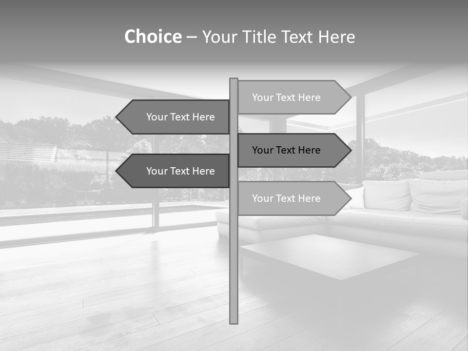 Space Divan Architecture PowerPoint Template