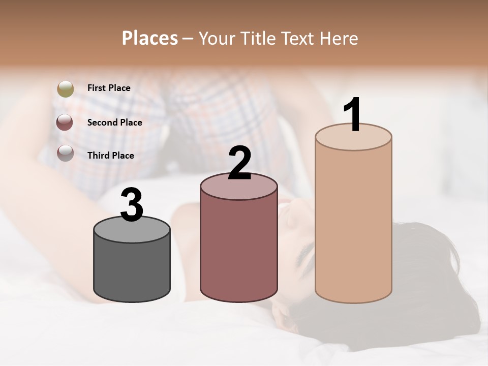 Person Attractive Brunette PowerPoint Template