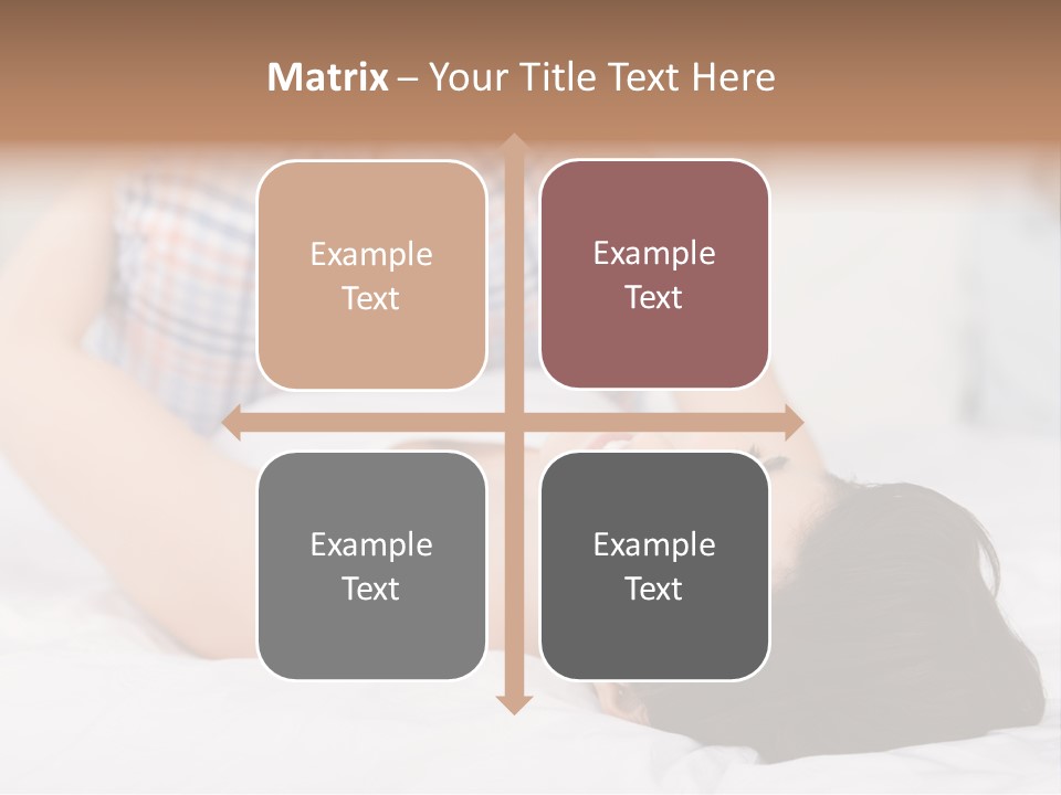 Person Attractive Brunette PowerPoint Template