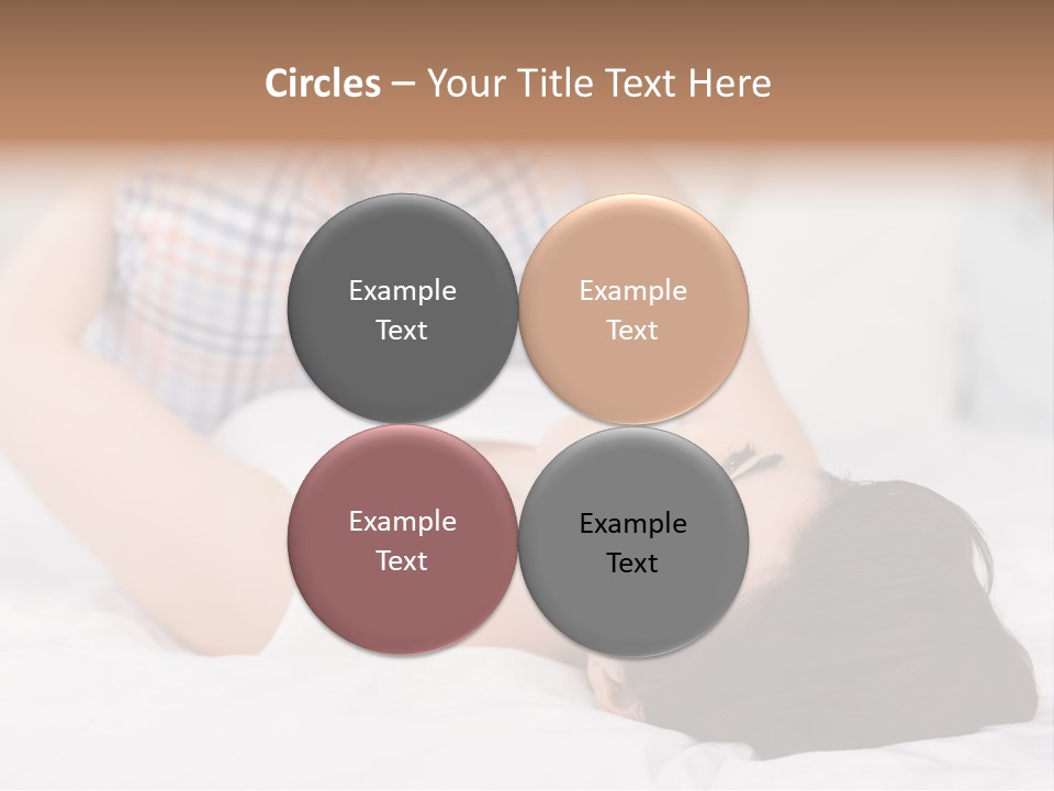 Person Attractive Brunette PowerPoint Template