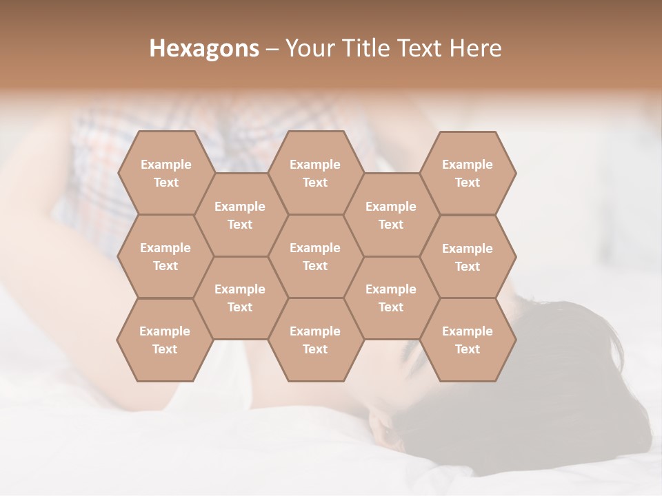 Person Attractive Brunette PowerPoint Template