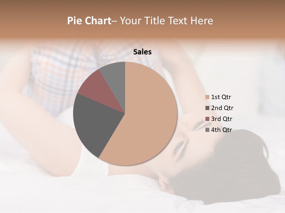 Person Attractive Brunette PowerPoint Template