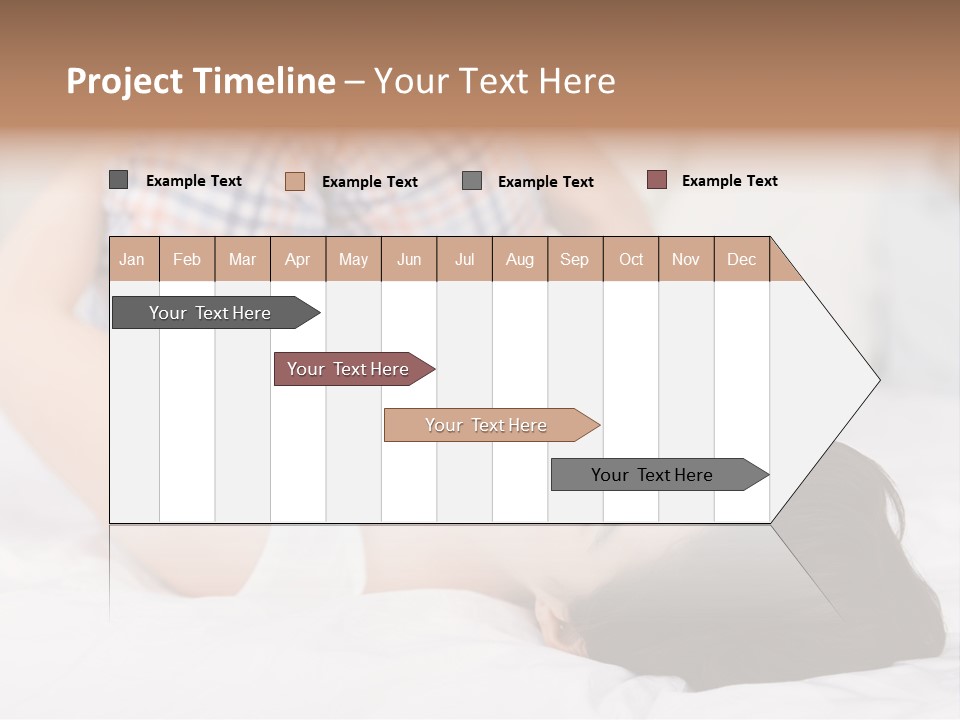 Person Attractive Brunette PowerPoint Template