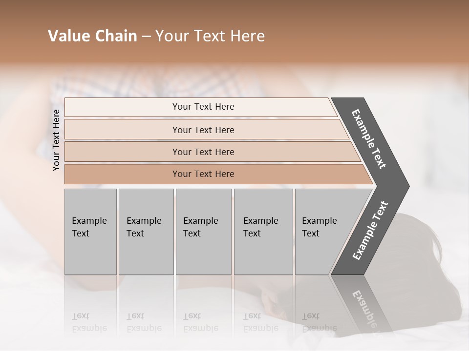 Person Attractive Brunette PowerPoint Template