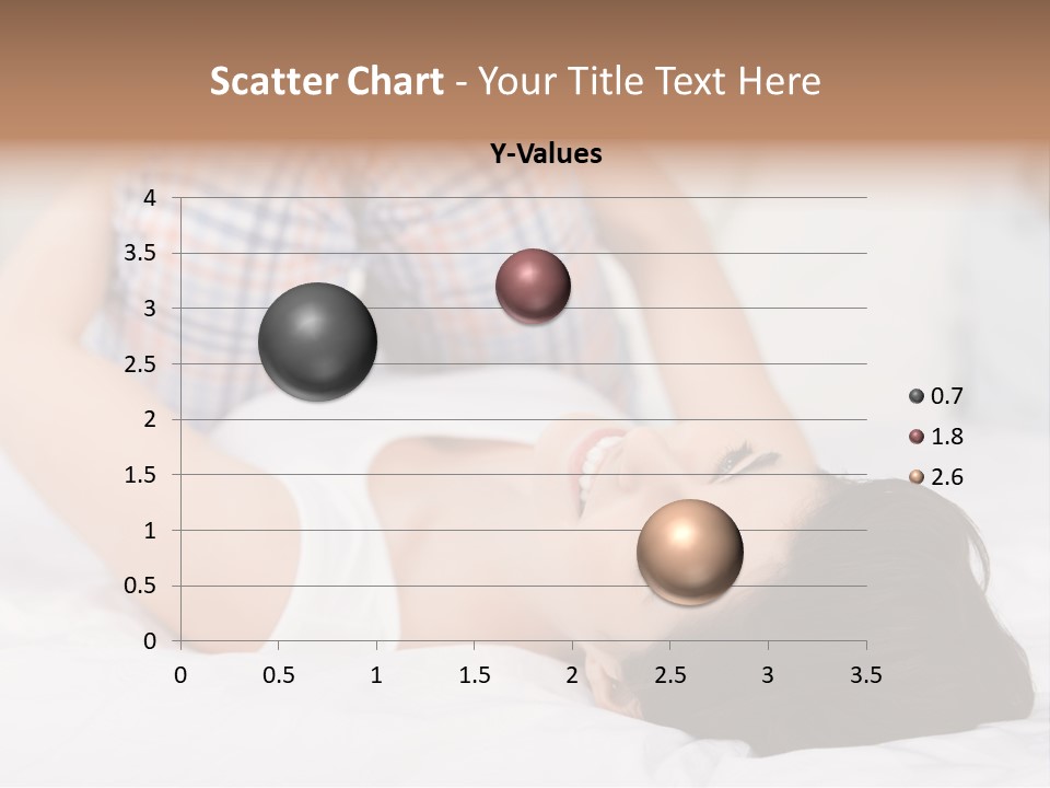 Person Attractive Brunette PowerPoint Template