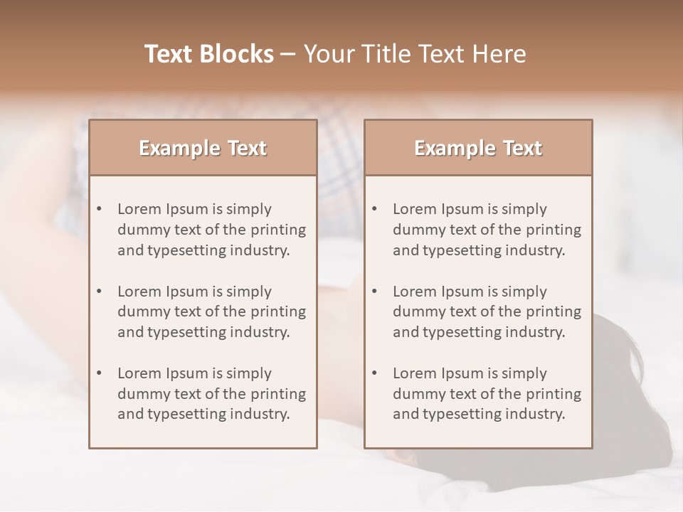 Person Attractive Brunette PowerPoint Template