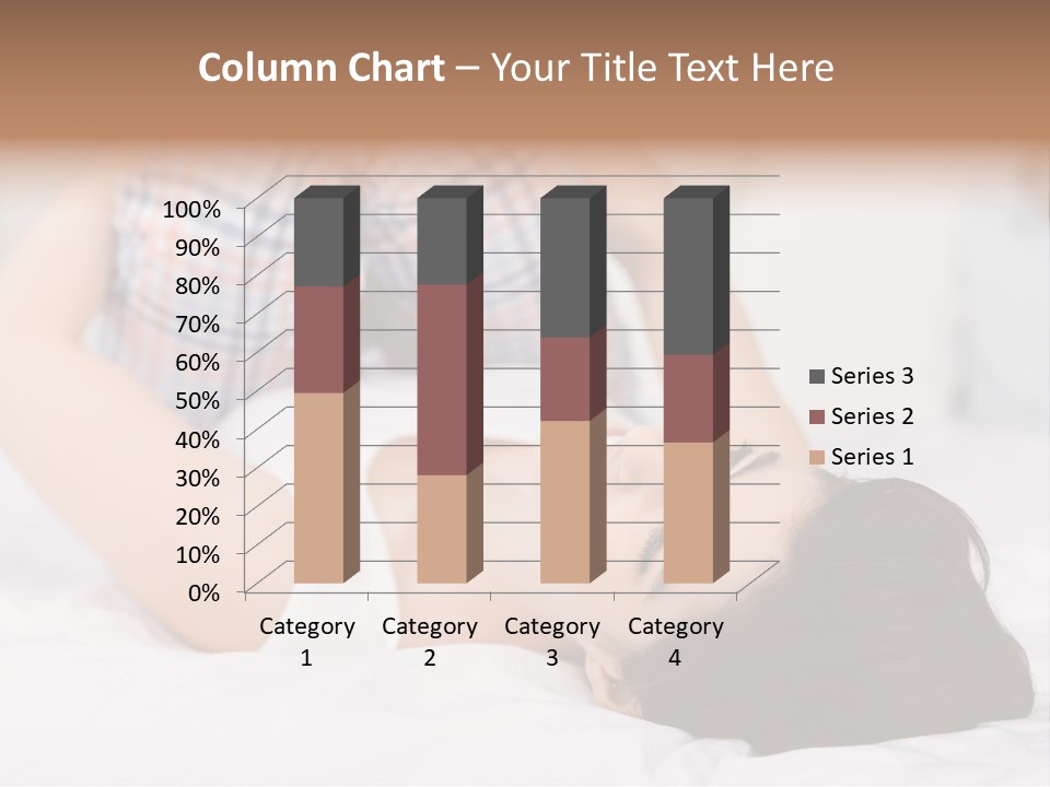 Person Attractive Brunette PowerPoint Template