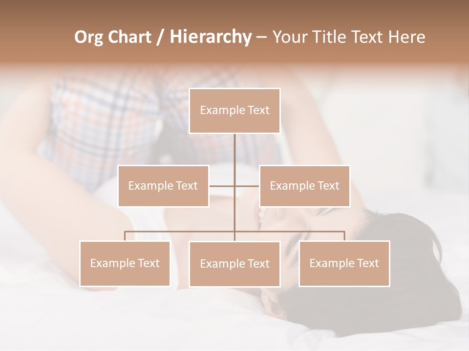 Person Attractive Brunette PowerPoint Template