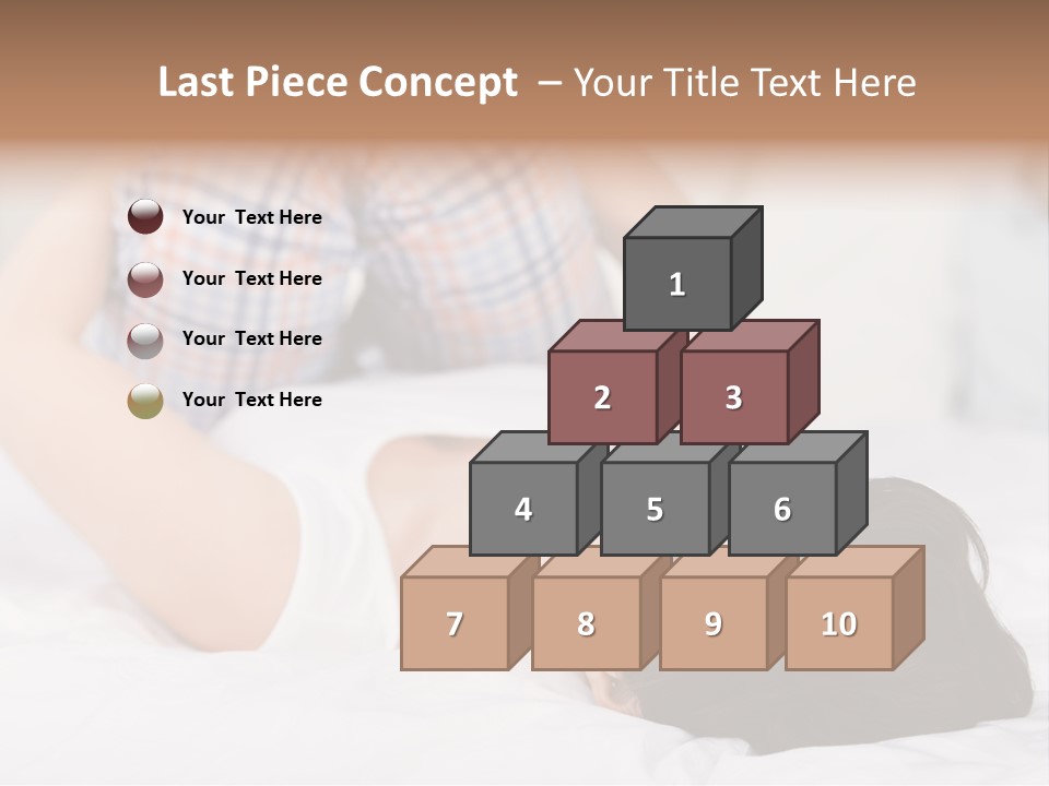 Person Attractive Brunette PowerPoint Template