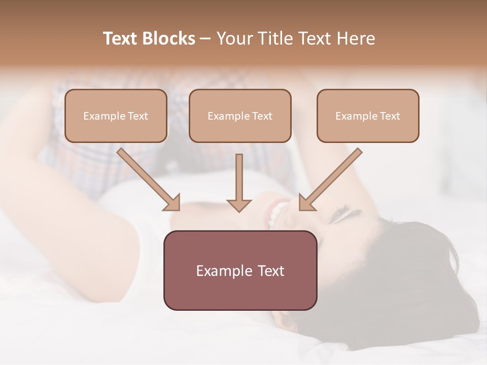Person Attractive Brunette PowerPoint Template