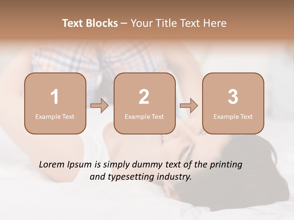 Person Attractive Brunette PowerPoint Template