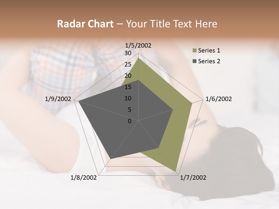 Person Attractive Brunette PowerPoint Template