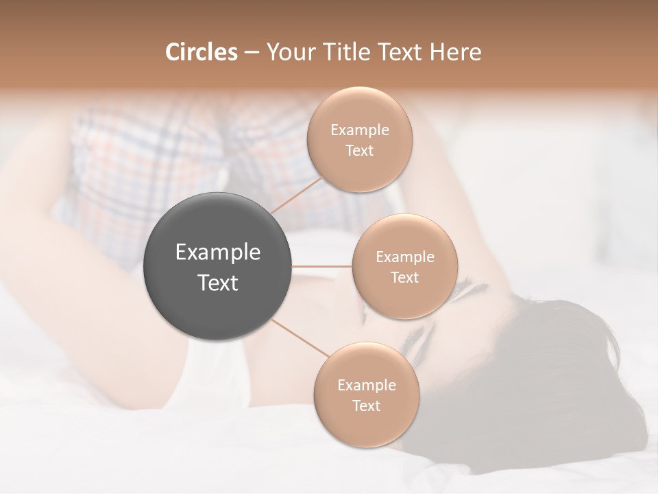 Person Attractive Brunette PowerPoint Template