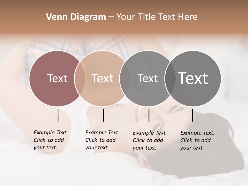 Person Attractive Brunette PowerPoint Template