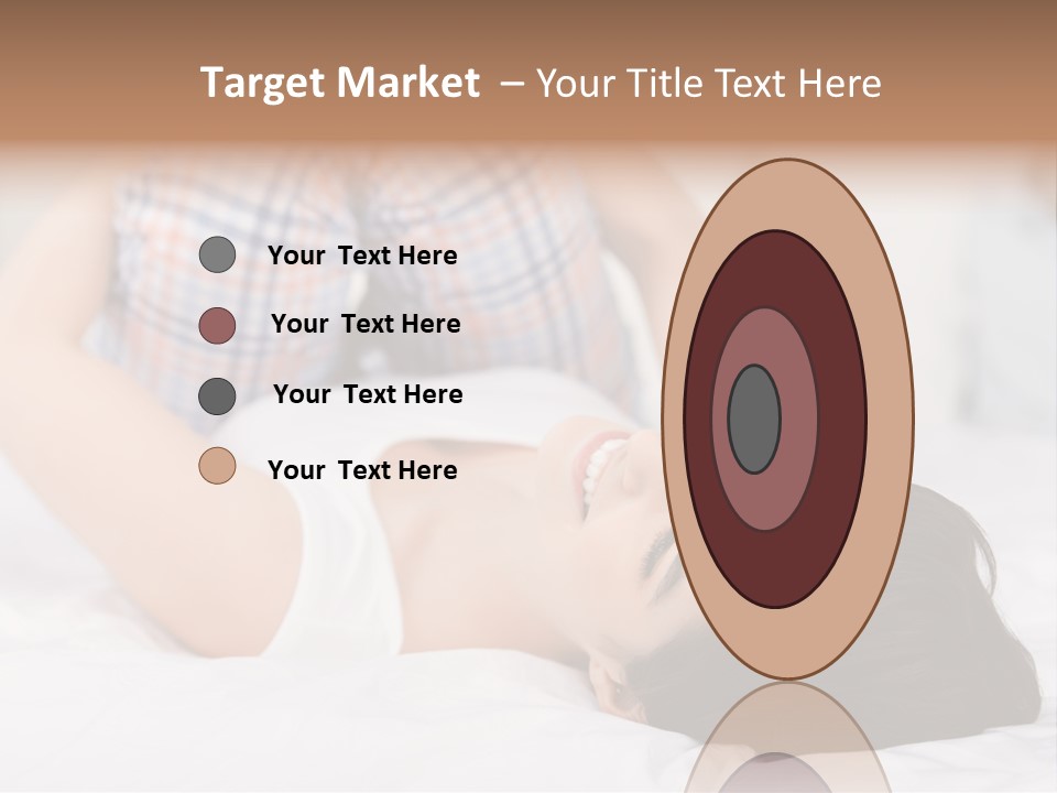 Person Attractive Brunette PowerPoint Template