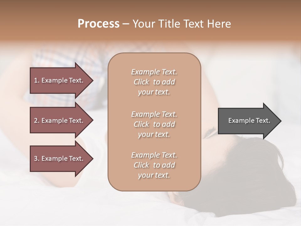 Person Attractive Brunette PowerPoint Template