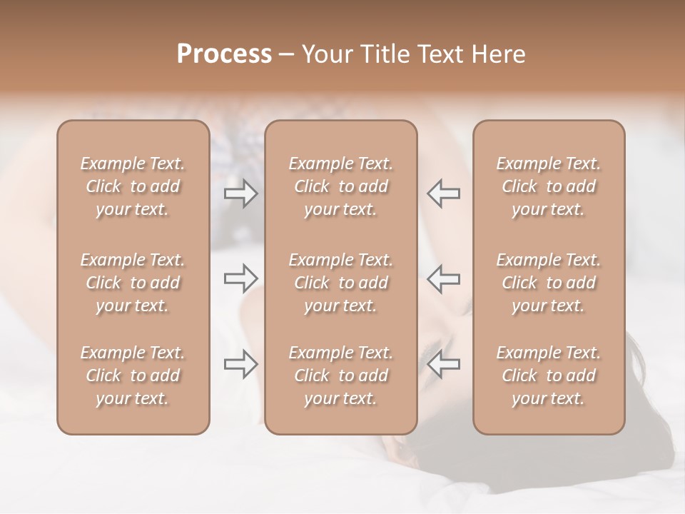 Person Attractive Brunette PowerPoint Template