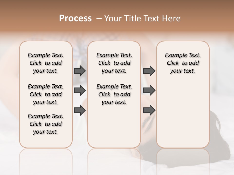 Person Attractive Brunette PowerPoint Template